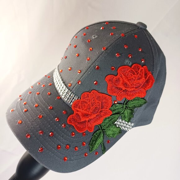 Embellished Baseball Cap Upcycled Trucker Hat NWOT - Picture 1 of 4